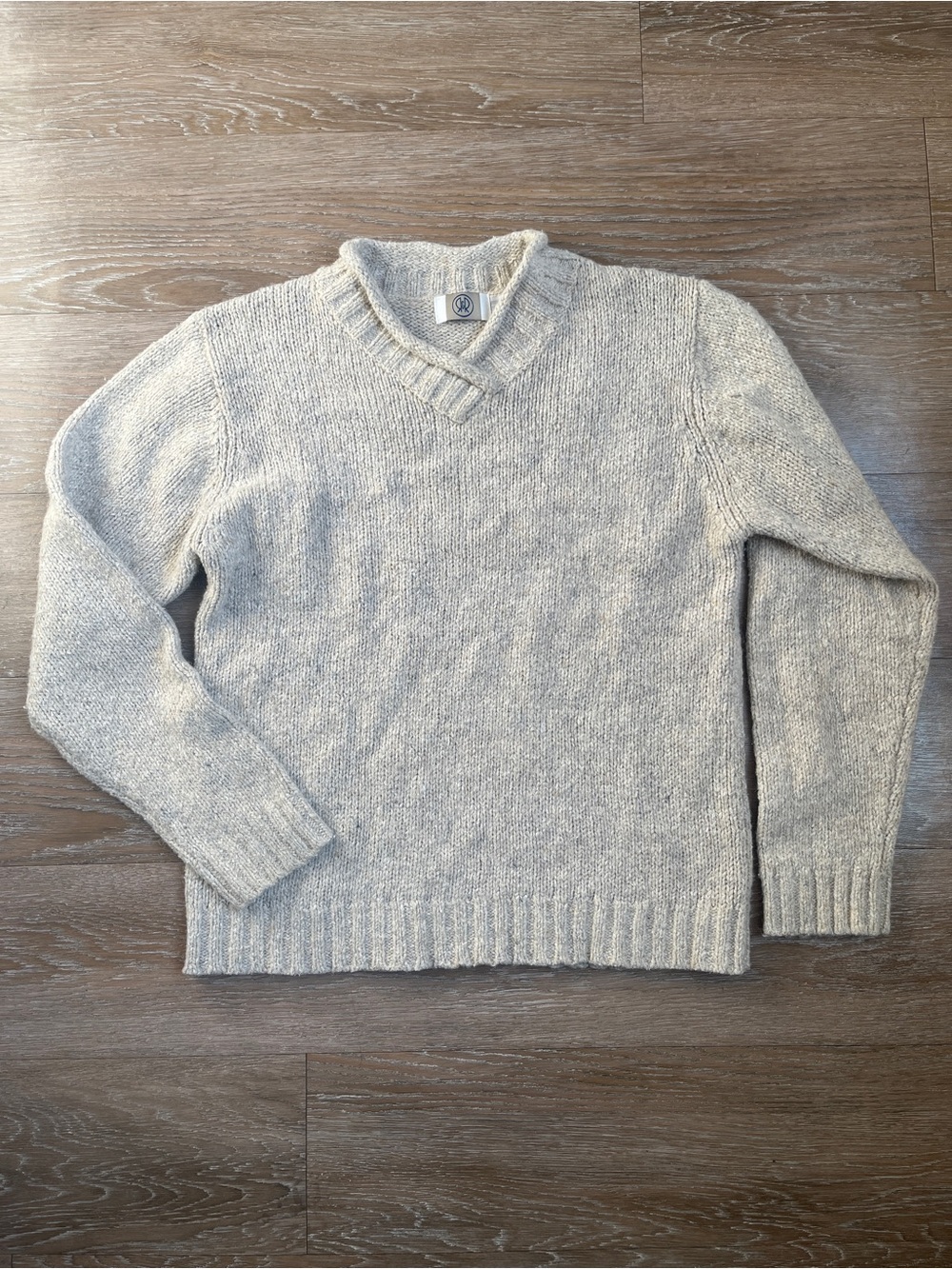Woman’s Vintage Cream Knit Sweater